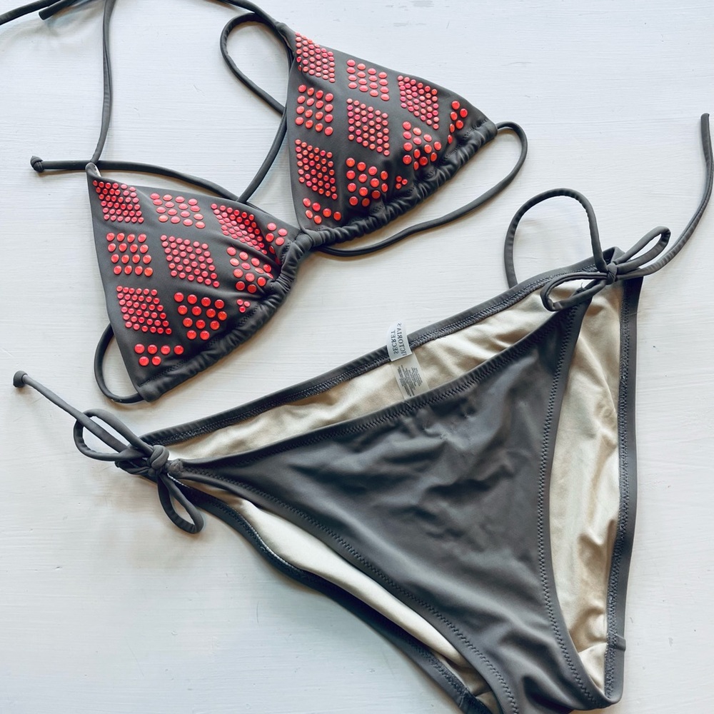 Tan Victoria Secret Triangle bikini